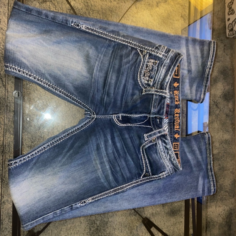 Vintage Rock Revival medium wash jeans